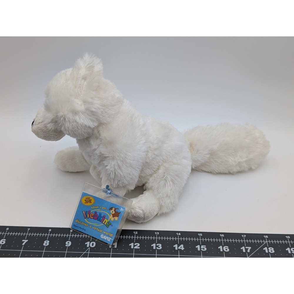 Webkinz Arctic Fox Plush HM210 White Sealed Unused Code Stuffed Animal Toy - Picture 4 of 10